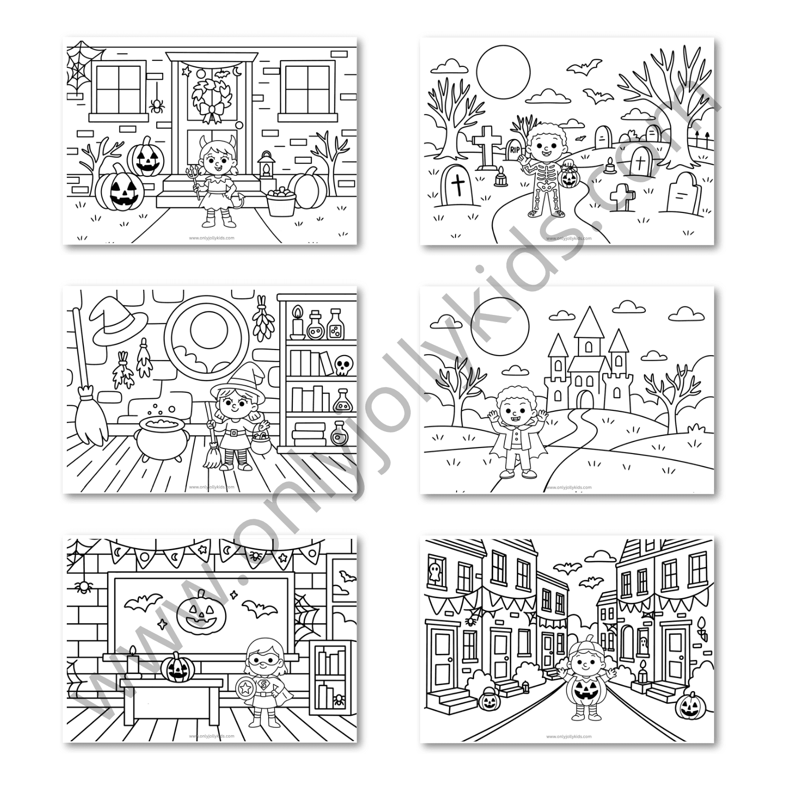 Coloriages d'Halloween 1 – Image 2