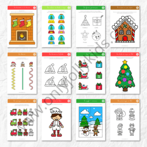 Mon petit livret pédagogique de Noël 1 pour les 2-4 ans