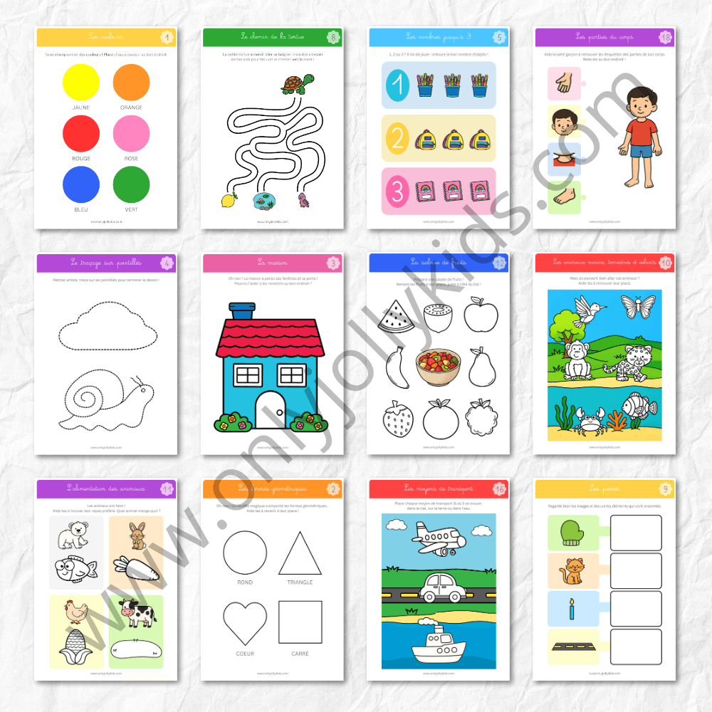 Livret pédagogique de jeux et de découvertes 1 pour les 2-4 ans – Image 2