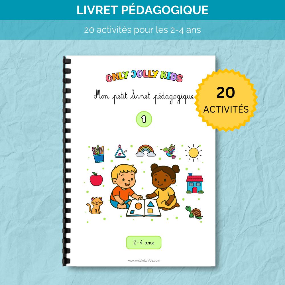 Livret pédagogique de jeux et de découvertes 1 pour les 2-4 ans