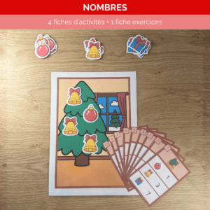 Ajoute de 1 à 10 - Le sapin de Noël